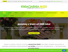 Tablet Screenshot of kwiaciarnia.limanowa.pl