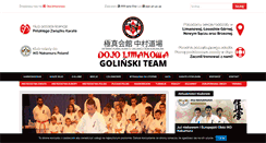 Desktop Screenshot of karate.limanowa.pl