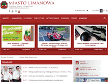 Tablet Screenshot of miasto.limanowa.pl