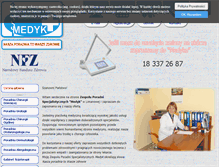 Tablet Screenshot of medyk.limanowa.pl